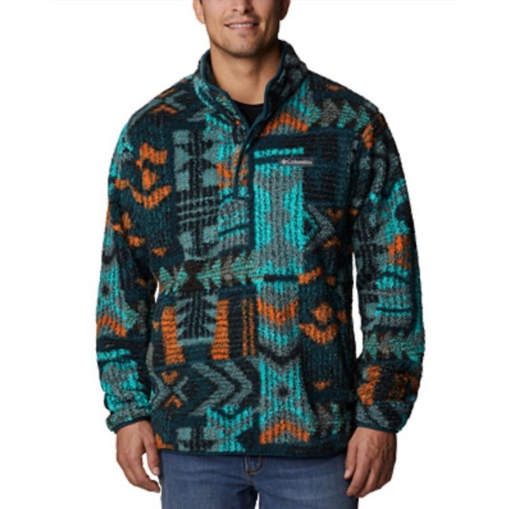 NWT Columbia Rugged Ridge™ III Sherpa 1/2 Snap Pullover Jacket Men's M $100
